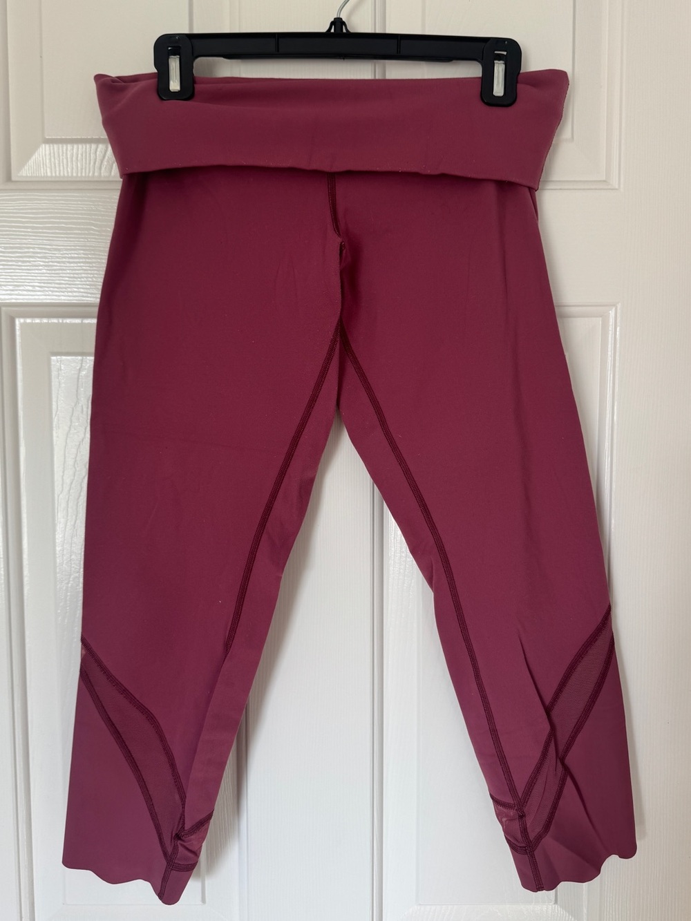 Lululemon Fold-Over Waist Capri Leggings